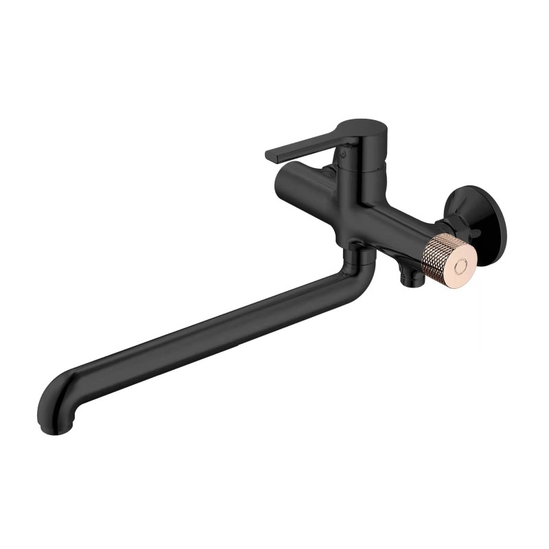 Смеситель для ванны Haiba HB22652-7, Черный (HB22652-7)