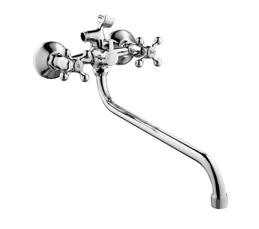 Смеситель для ванны Haiba HB2208-2, Хром (HB2208-2)