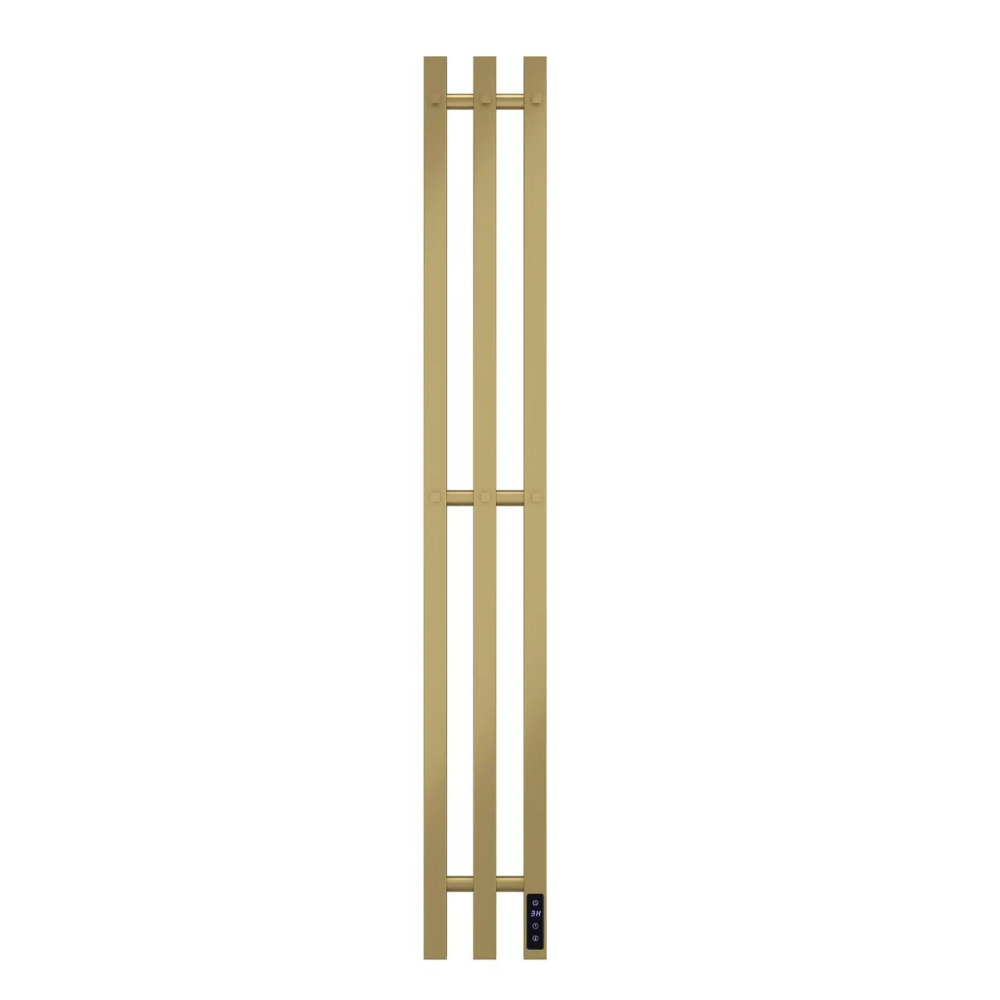Полотенцесушитель электрический REFLEXION Гоби RXT0311012GL 1100x120 с крючками, золотой матовый (RXT0311012GL)