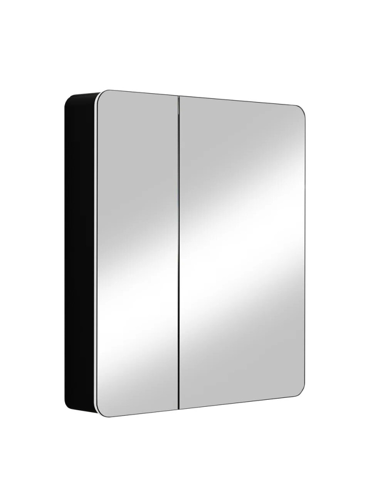 Зеркало-шкаф "Reflexion Black LED" 760х850 RF2002BL (RF2002BL)